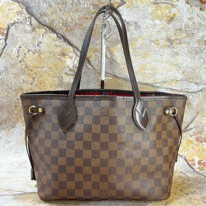 Sold Louis Vuitton Damier Ebene Neverfull PM Tote Bag